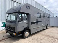 1993 Mercedes Benz 814, 5 Speed Manual Gear Box, Horse Box 3 Horses, Living Accommodation, Cooker, F