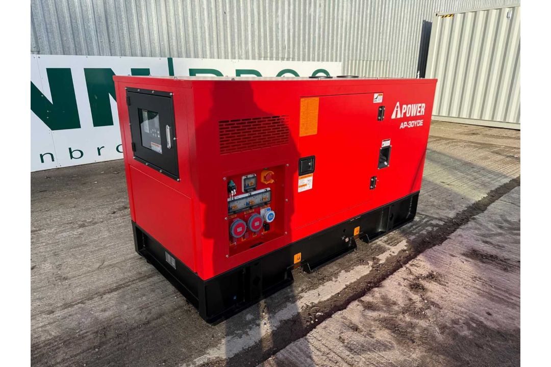 Unused AP-30YDE 3 Phase Diesel Generator 30KVA - Image 2 of 16