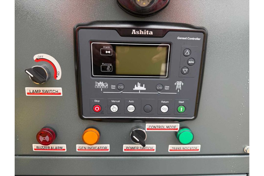 Unused Ashita AG3-50E, 50KVA Silent Generator,3 Phase, 4 Cylinder Engine. - Image 8 of 11