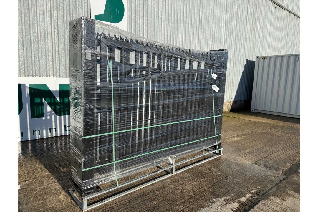 Unused Pair Of Pillar Iron Gates 17` x 6` ModelG17X-P15F - Image 1 of 6