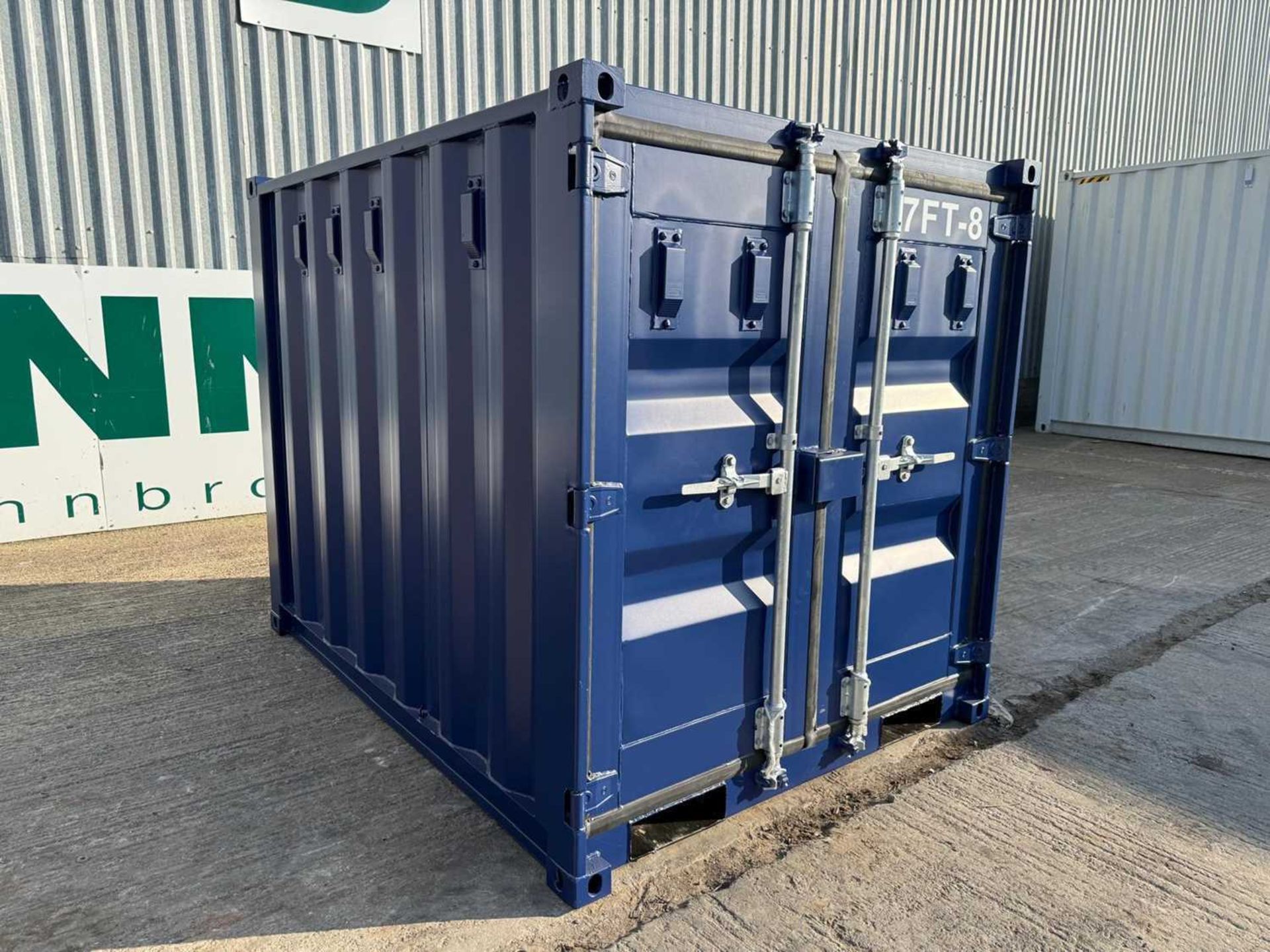Unused 7' Shipping Container, (Pad Lock Included)