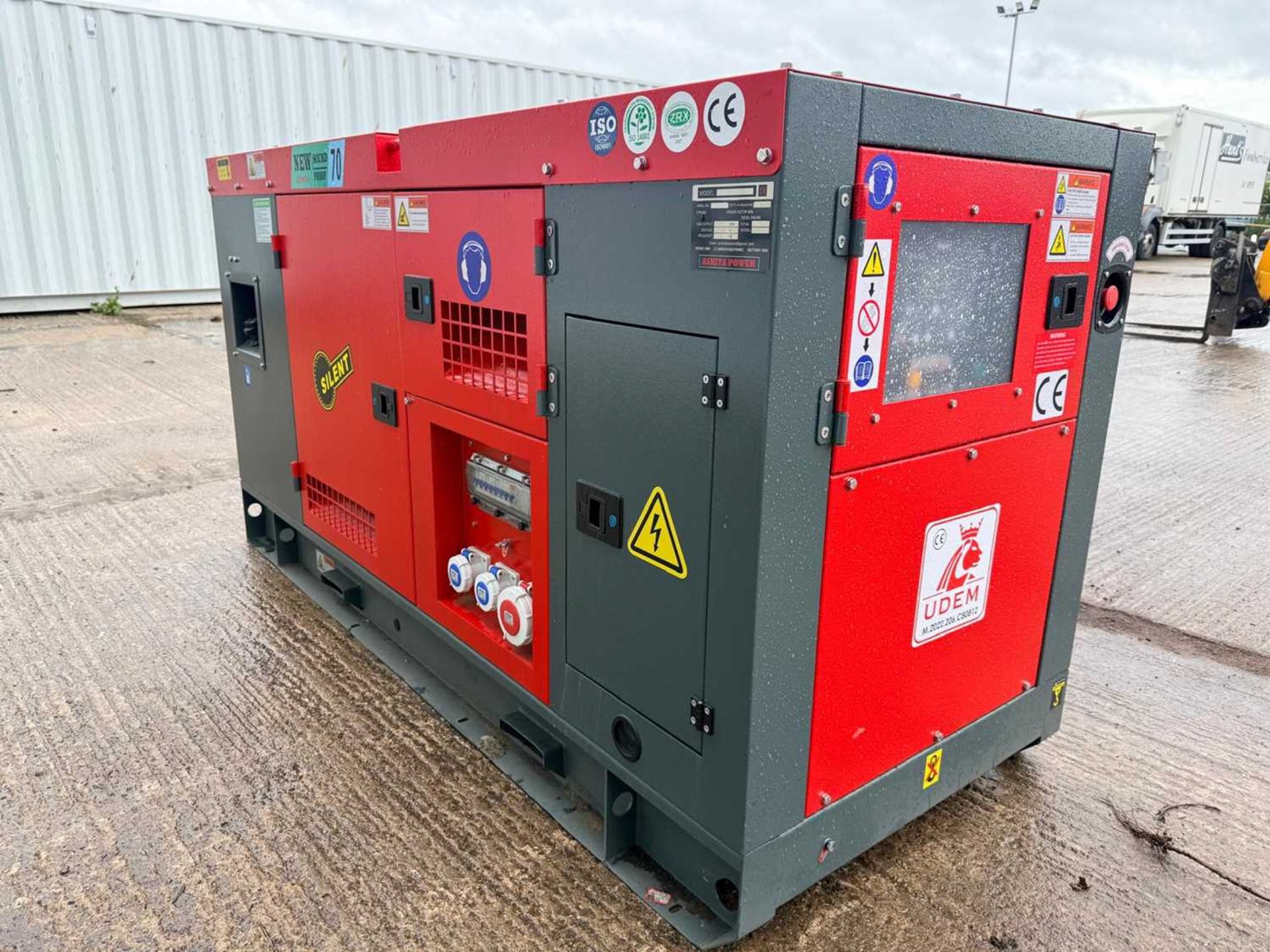 Unused 2026 Ashita Power Silent AG3-70 70KVa Generator - Image 7 of 18