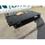 Unused Double Wire Security Fencing 1.8M X 2M, 25 Panels & 26 Posts & Fixings (Black)