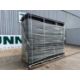 Unused Black H/D Mesh Security Gates 6M X 2.4M, 3M Posts H/D X150 x150, Internal Pedestrian Gate Key - Image 3 of 8