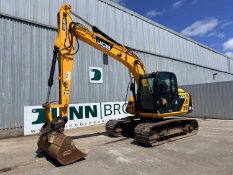 2013 JCB JS130LC, On 700mm Tracks CV, Quick Hitch, Piped, Reverse Camera , A/C. 6Ft Grading Bucket