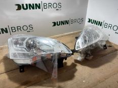 UNRESERVED - Unused Vehicle Spares O/S & N/S 2018 Peugeot Partner Headlights