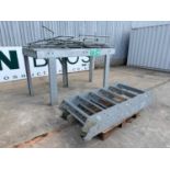 Galvanised Gantry With Safety Rails & 6 Rung Steps (2 Of) 2.8M x 1.3m x1.5M