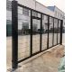 Unused Black H/D Mesh Security Gates 6M X 2.4M, 3M Posts H/D X150 x150, Internal Pedestrian Gate Key - Image 2 of 8