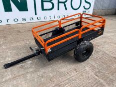 UNRESERVED - Unused 2026 KMY JIDI, T4268 Garden Trailer Manual Tip (Orange) (Comes Boxed)