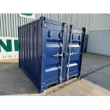 Unused 8' Shipping Container, (Pad Lock Included)