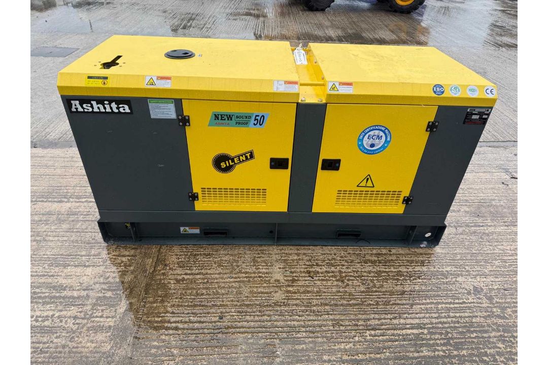 Unused Ashita AG3-50E, 50KVA Silent Generator,3 Phase, 4 Cylinder Engine. - Image 5 of 11