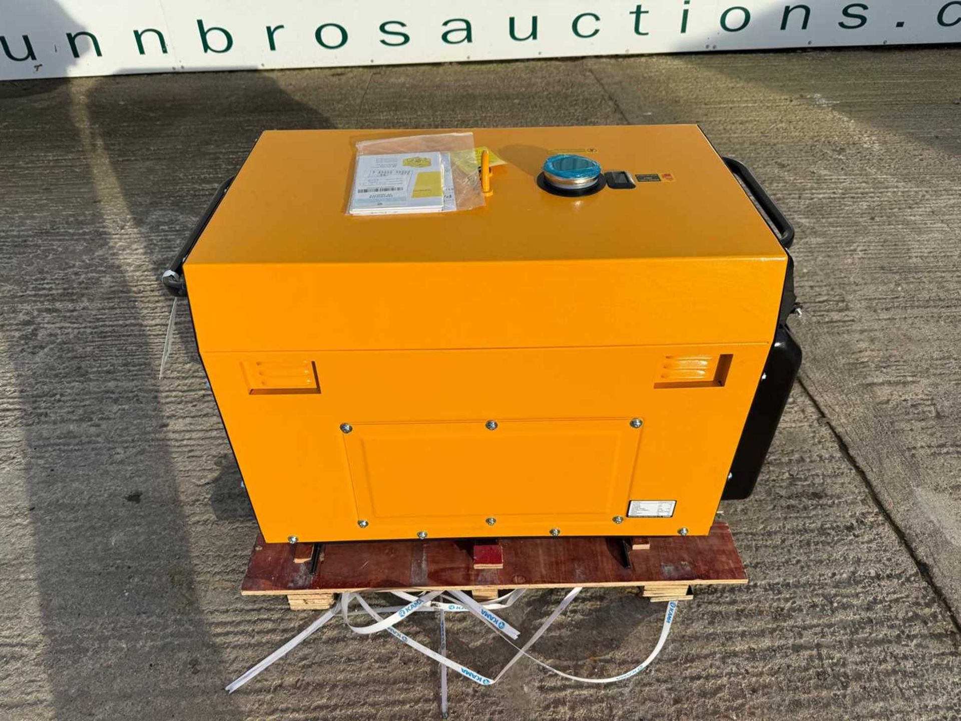 Unused Kama 5.5KW KDE6500TW Air Cooled Diesel Silent Generator & Welder. - Image 3 of 8