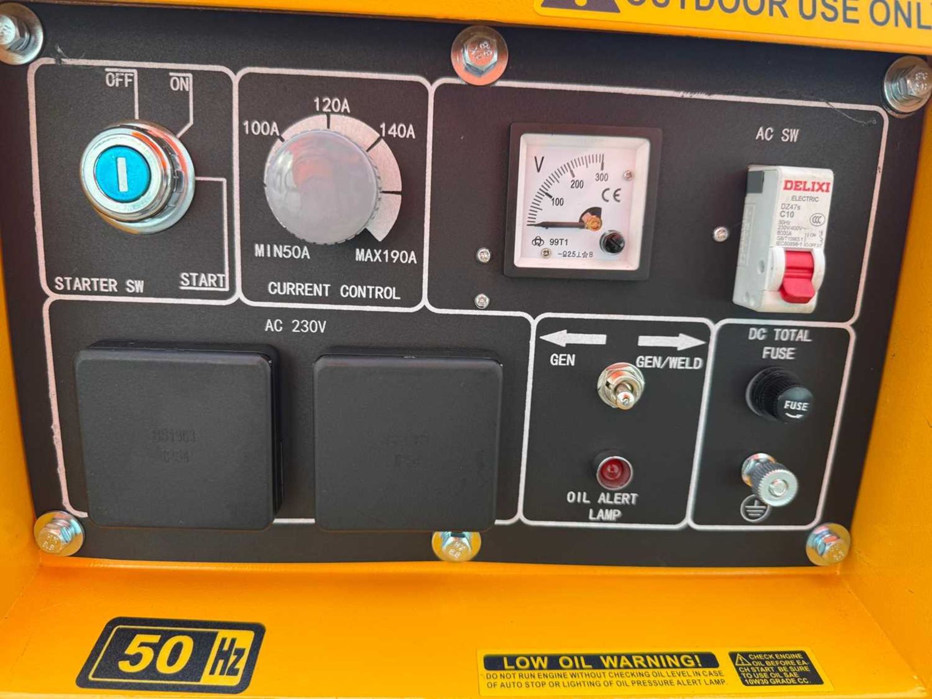 Unused Kama 5.5KW KDE6500TW Air Cooled Diesel Silent Generator & Welder. - Image 7 of 8