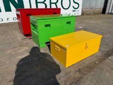 Unused Toolchest (3 Of) Large Red Is 115.5cm x 62.5cm x 51.8cm, Green Box Is 92.2cm x 44.5 cm x 47.8