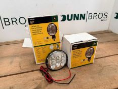 Unused John Deere 3000 Lumens Led Spot Lights (2 Of)