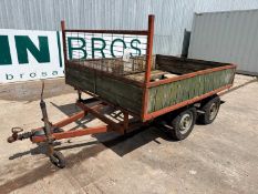 UNRESERVED - Twin Axle Car Trailer 8Ft X 6Ft