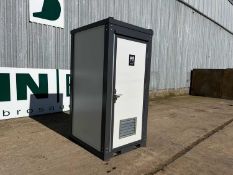 Unused Bastone Single Toilet Block, with Sink, 240Volt (130cm x 110cm x 236cm)