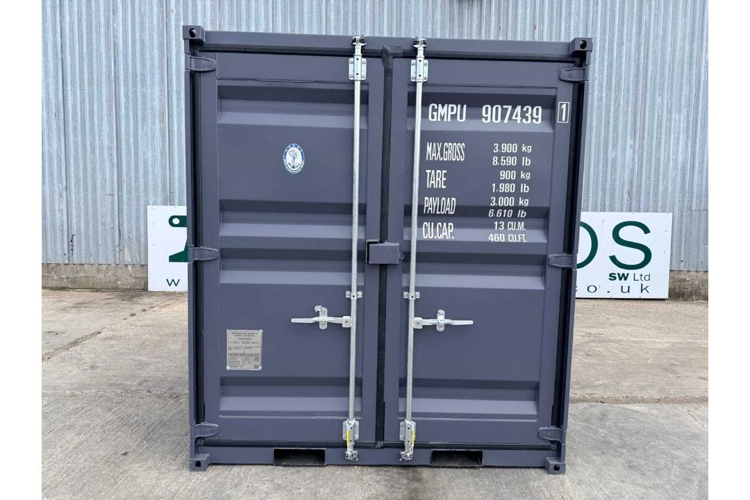 Unused 9Ft Container with Window & Side Door, (Dark Grey) - Image 2 of 9