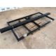 Unused Security Pedestrian Gates 4' X 8' & 2 Posts (Black) - Image 1 of 6