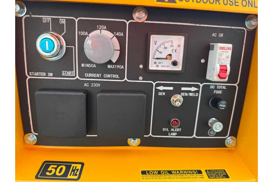 Unused Kama 5.5KW KDE6500TW Air Cooled Diesel Silent Generator & Welder. - Image 7 of 8