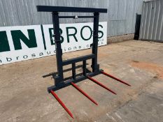 2026 Bale Spike 4 Tyne With JCB Telescopic Bracket (1.8M)