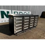 Unused Stainless Steel 7ft, 20 Drawer Tool Chest