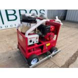 Unused 4000Psi Electric Start Hot Water Pressure Washer With Lance And Hose.