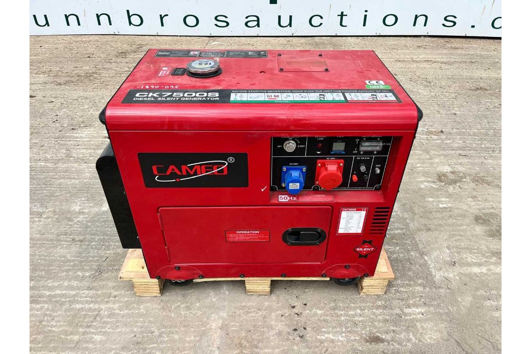 Unused Cameo CK7500S 3 Phase Silent Diesel Generator - Image 2 of 8