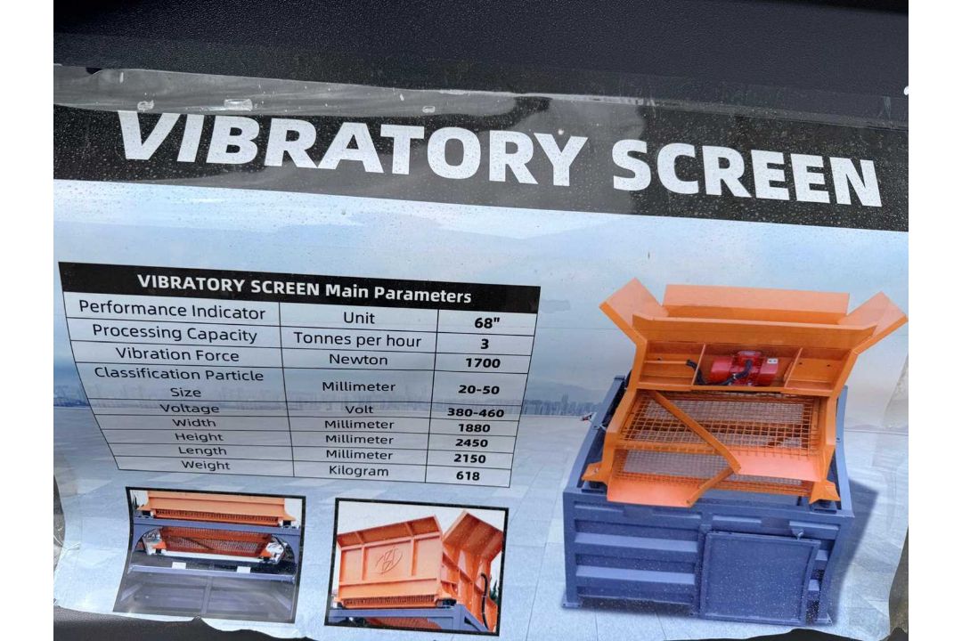 Unused Vibratory Screen 004-05-68-01, 3 Phase Soil Screener - Image 9 of 10
