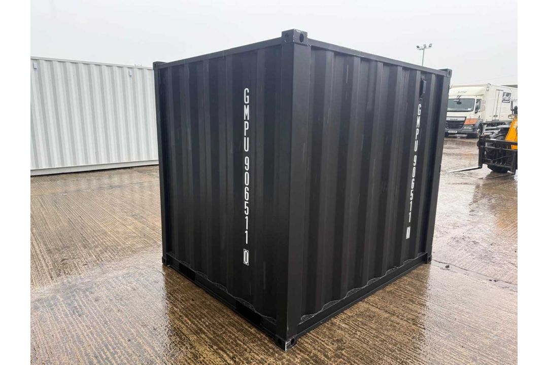 Unused 7ft Container with Window & Side Door, (Black) - Image 6 of 8