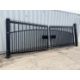 Pair Of Pillar Iron Gates 17Ft x 6Ft Model G17X-P15F - Image 1 of 4