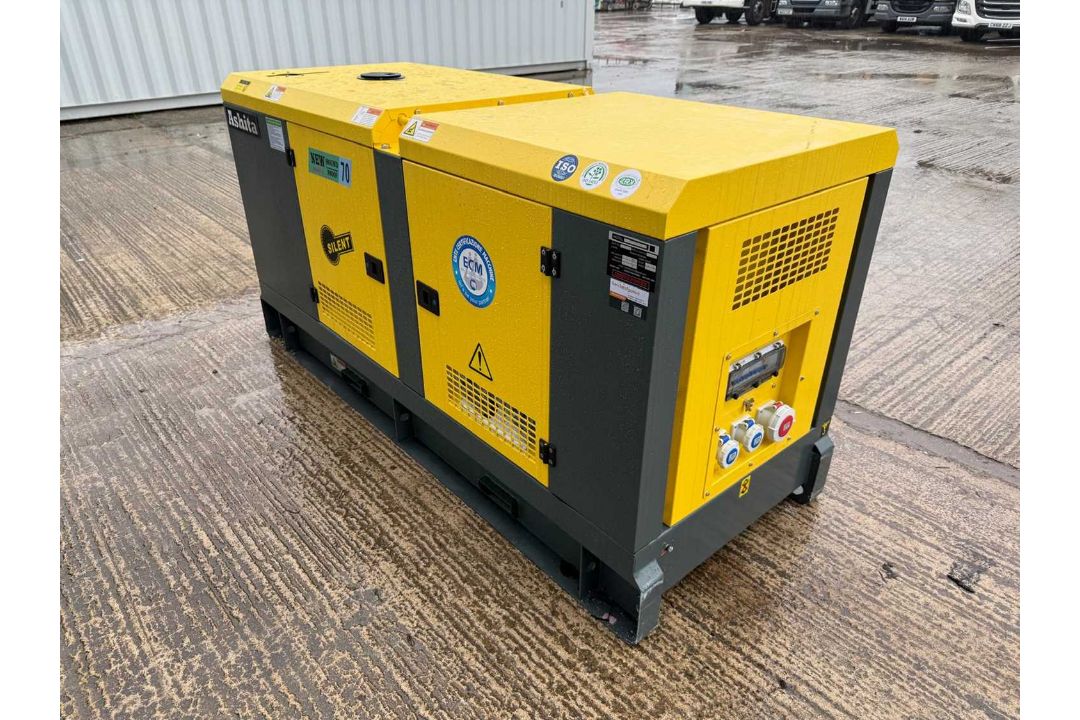 Ashita AG3 -70E ,70KVA Silent Generator, 3 Phase, 4 Cylinder Engine - Image 6 of 12