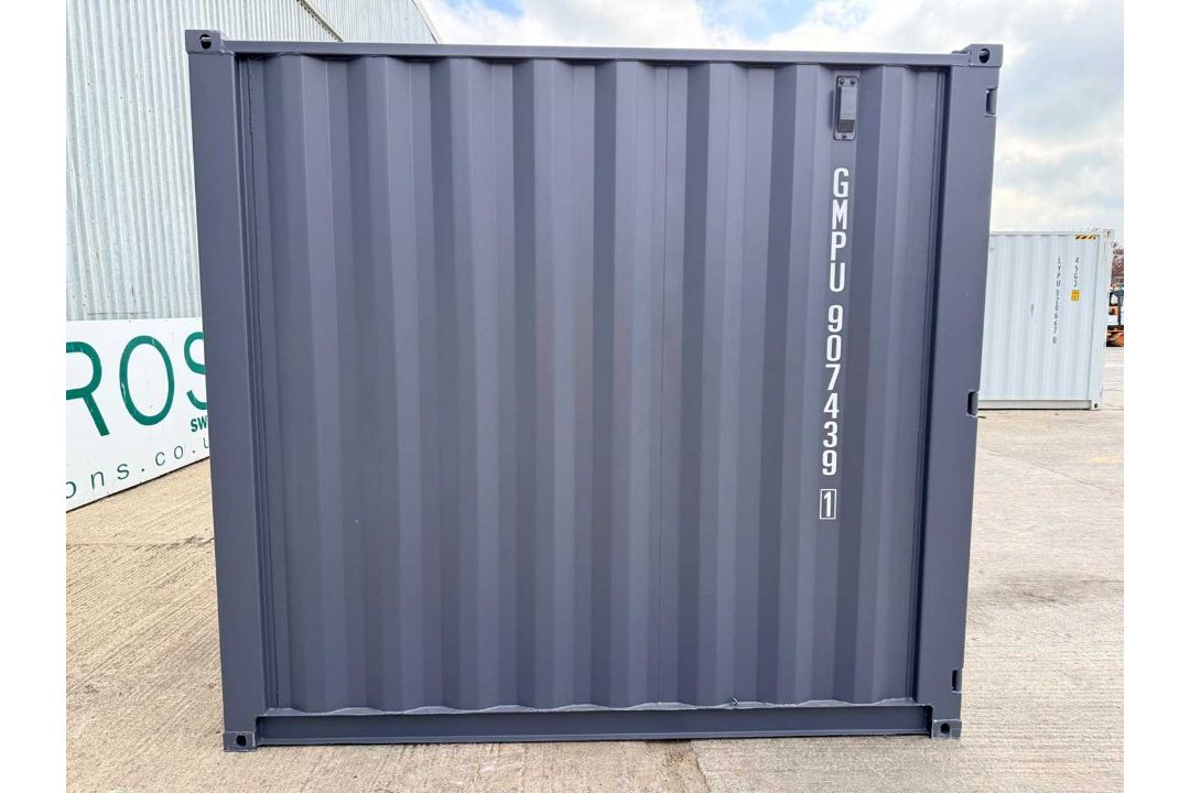 Unused 9Ft Container with Window & Side Door, (Dark Grey) - Image 6 of 9