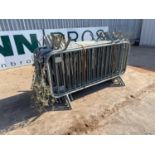 UNRESERVED - Metal Crowd Barriers (25 Of)