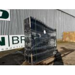 Unused 14' Bi-Parting Gates Centre Height 2300mm Outside Height 1820mm (Tree Design) (1 Pair)