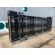 Unused 19'8" x 5'2" Horizontal Bar Black Electric Sliding Gate With Fobs & Keys (1x Gate Only) - Image 1 of 9