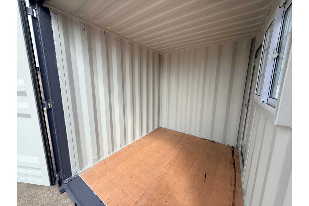 Unused 9Ft Container with Window & Side Door, (Dark Grey) - Image 9 of 9