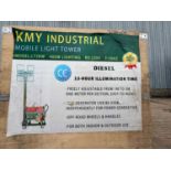 Unused 2026 KMY Industrial LT3KW Diesel Mobile Led Lighting Tower