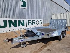 Unused 2026 Ifor Williams GH126BT 3500KG Twin Axle Plant Trailer, Full Loading Ramp, 185/70/R13C Tyr