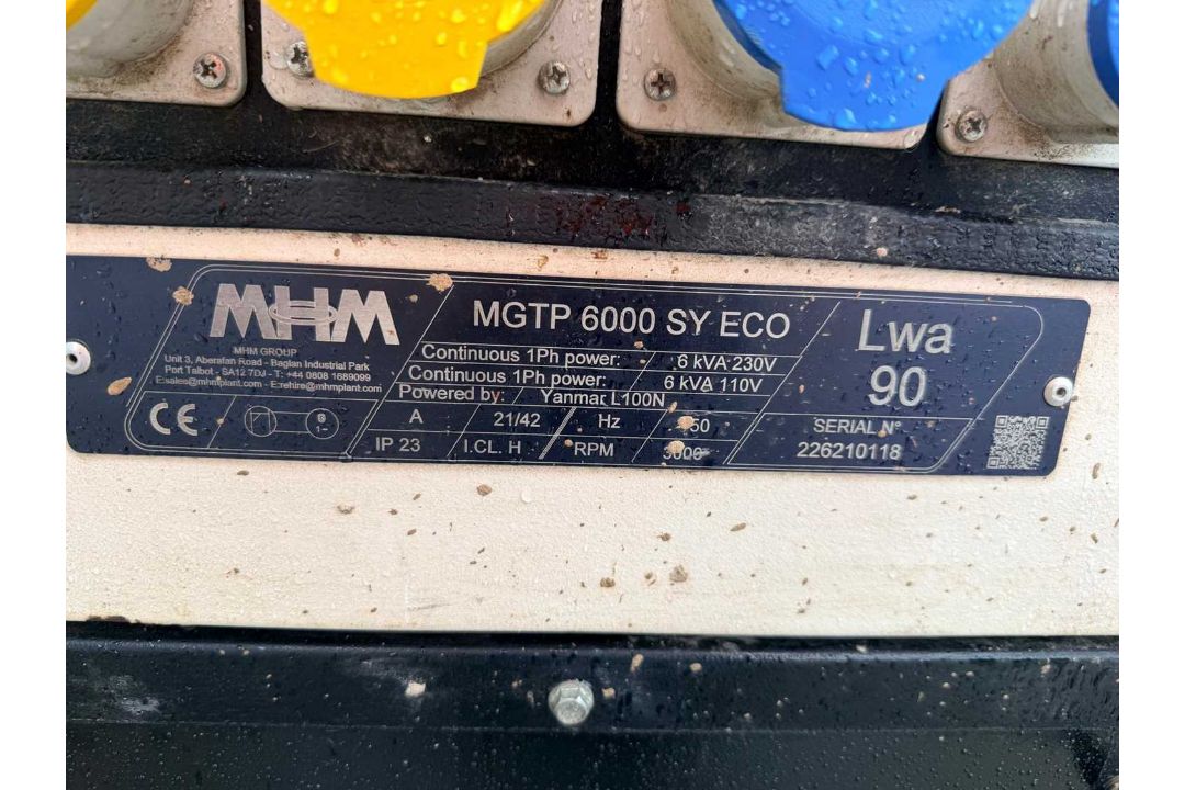 ECO MGTP 6000 SY 6 KVA Generator - Image 13 of 13