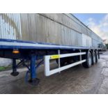 1995 Montracon Tri Axle 44.5Ft Flat Trailer, Shot Blasted & Resprayed (Tested Nov 26)
