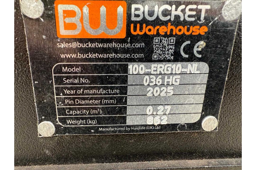 Unused 2025 Bucket Warehouse 100-ERG10-NL Hydraulic Rotating Selector Grab to suit 10-14 Ton Excavat - Image 6 of 6
