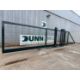 Unused 40' Mesh Cantilever Gate With Fobs & Keys (Green) Panel 10M x 2.1M - Image 1 of 12