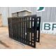 Unused 17ft Iron Double Swing Gates With Stone Effect Pillars (See Pictures Of Damage) - Image 4 of 16