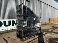 Unused 14' Bi-Parting Gates Centre Height 2400mm Outside Height 1600mm, (European Design) (1 Pair)