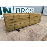 Unused Ungraded Timber 95 x 195 x 3000 (37 Of)
