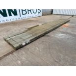 Unused Tanalised Timber 47 x 200 x 6100 (10 Of)