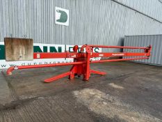 2018 Puzmeister Concrete Pump 14.8M Long 100mm Diameter, Includes Concrete Ballast Weight