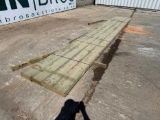 Unused Planed Tanalised Timber 75 x 225 x 6100 (4 Of)