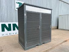 Unused Double Toilet Block, 2200mm x 1260mm x 2540mm